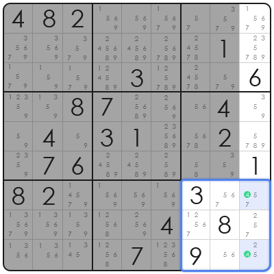 sudoku with auto candidate